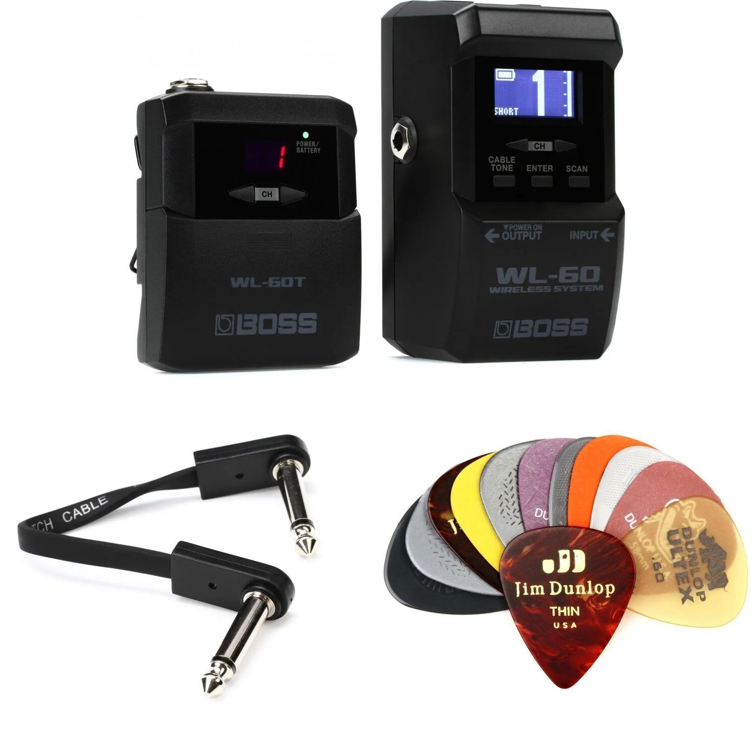 

Комплект беспроводной гитарной системы Boss WL-60