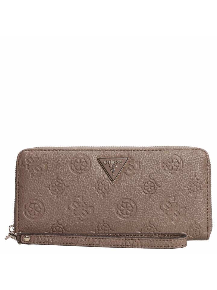 

Кошелек Guess Cresidia SLG L 12cc 21 cm, цвет dark taupe