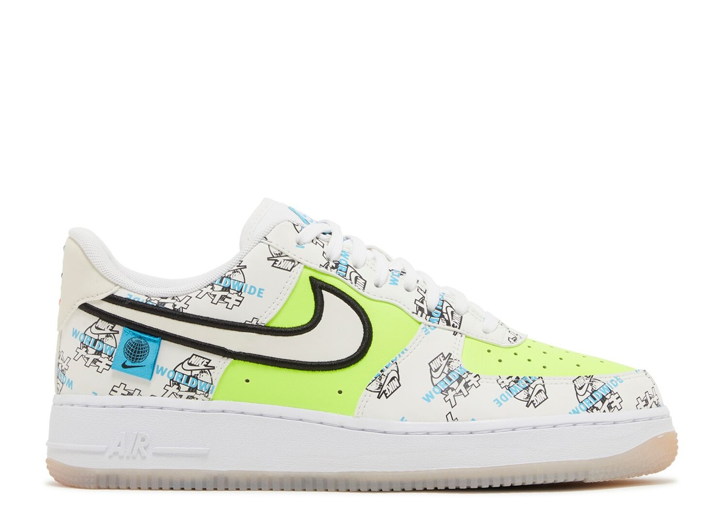 

Кроссовки Nike Air Force 1 '07 Lv8 'Worldwide Pack - Katakana', зеленый