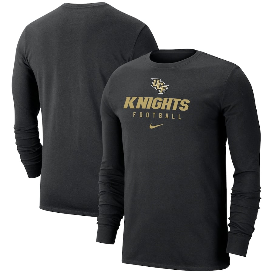 

Футболка с длинным рукавом Nike Ucf Knights, черный