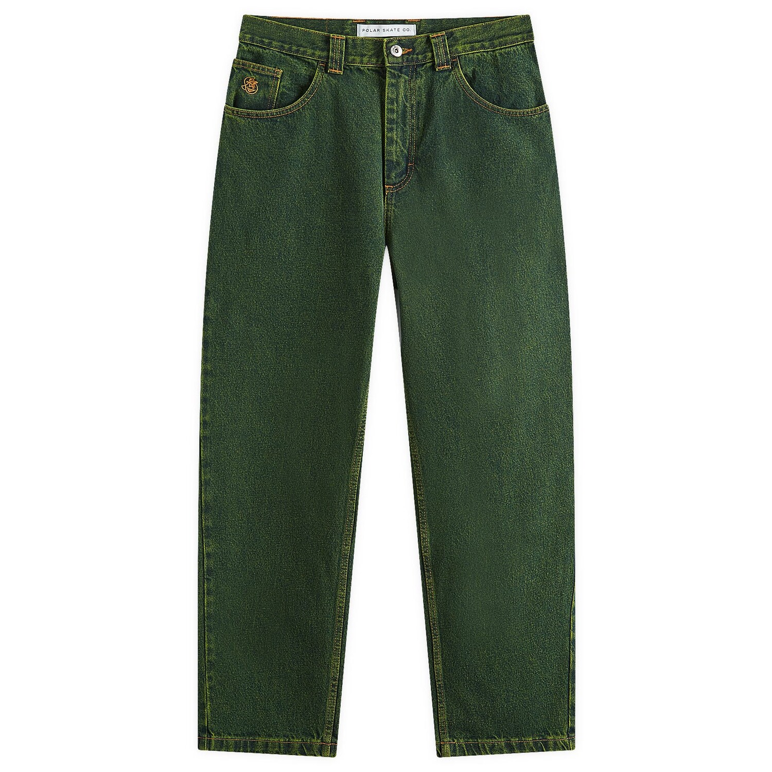 

Джинсы Polar Skate Co. 93! Jeans, цвет Chartreuse & Blue