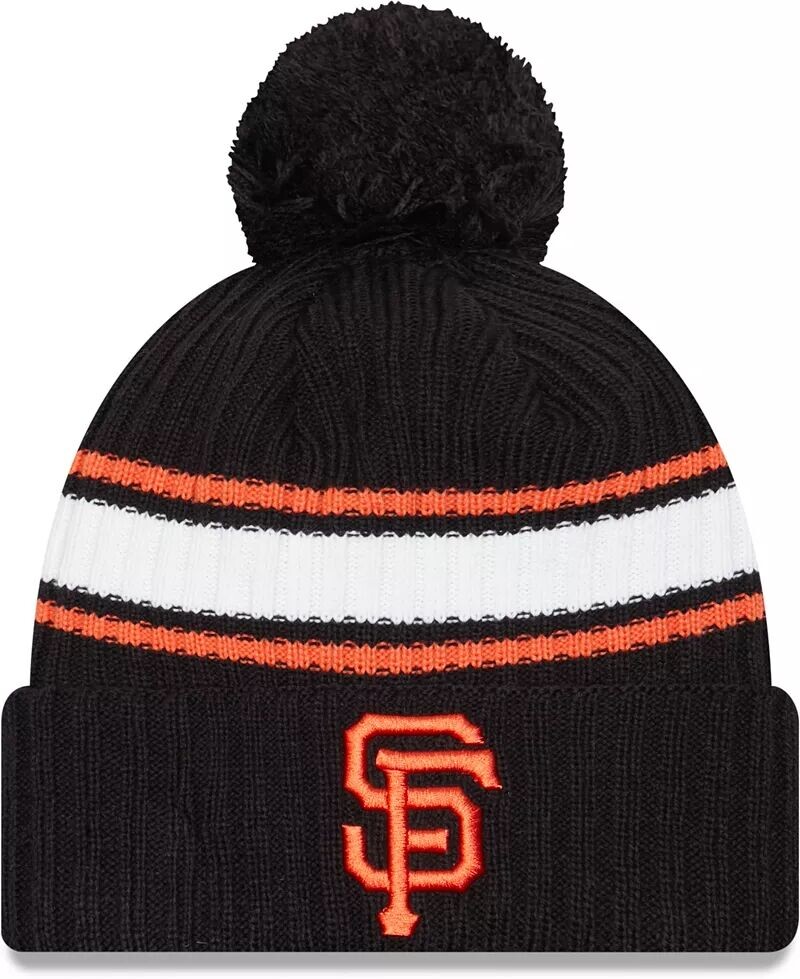 

Мужская оранжевая вязаная складная шапка New Era San Francisco Giants