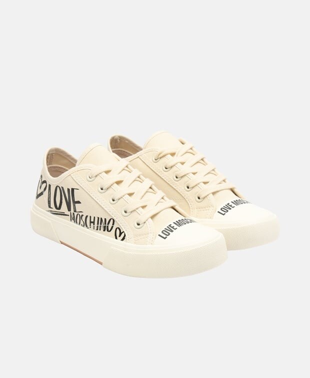 

Кроссовки Love Moschino, экрю