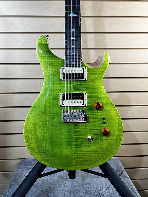 

Электрогитара PRS SE Custom 24-08 Electric Guitar - Eriza Verde w/Gig Bag & PLEK*D #166