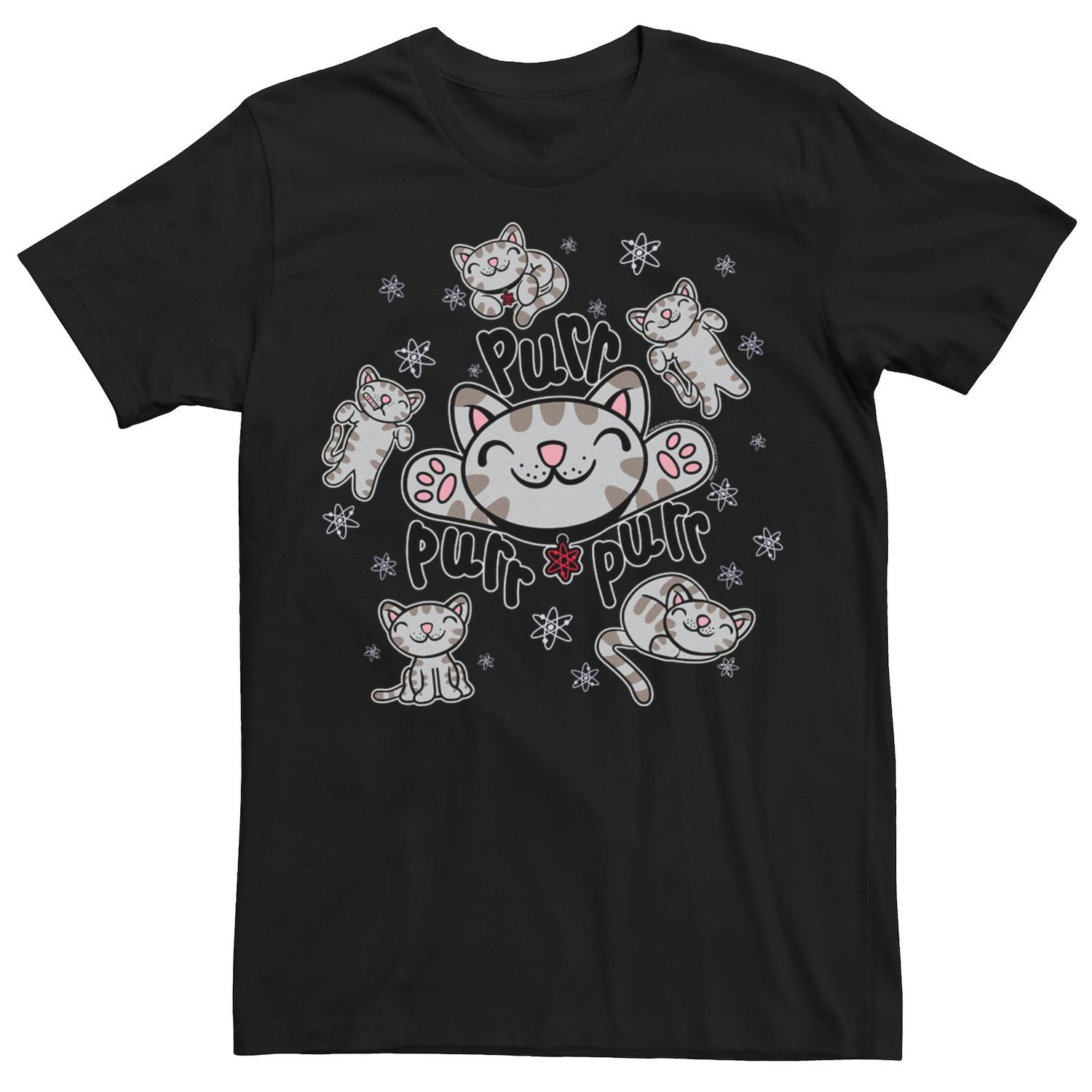 Мужская мягкая теплая футболка Kitty «Теория большого взрыва» Kitty Licensed Character