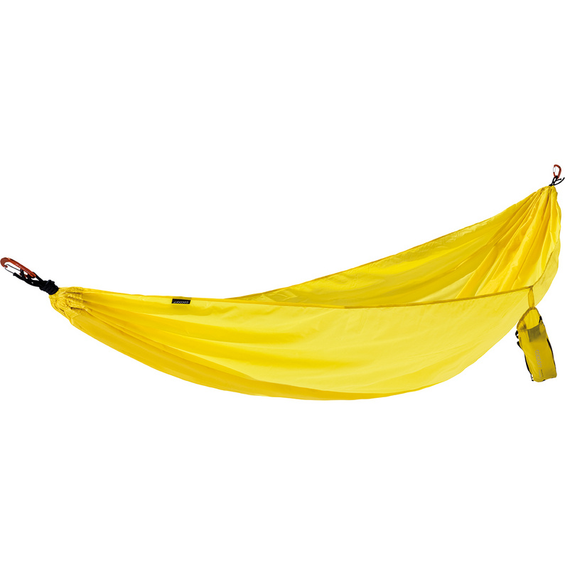 Дорожный одноместный гамак Cocoon, желтый портативный туристический гамак на 1 2 человек качели с москитной сеткой подвесная кровать сверхлегкий туристический спальный гамак