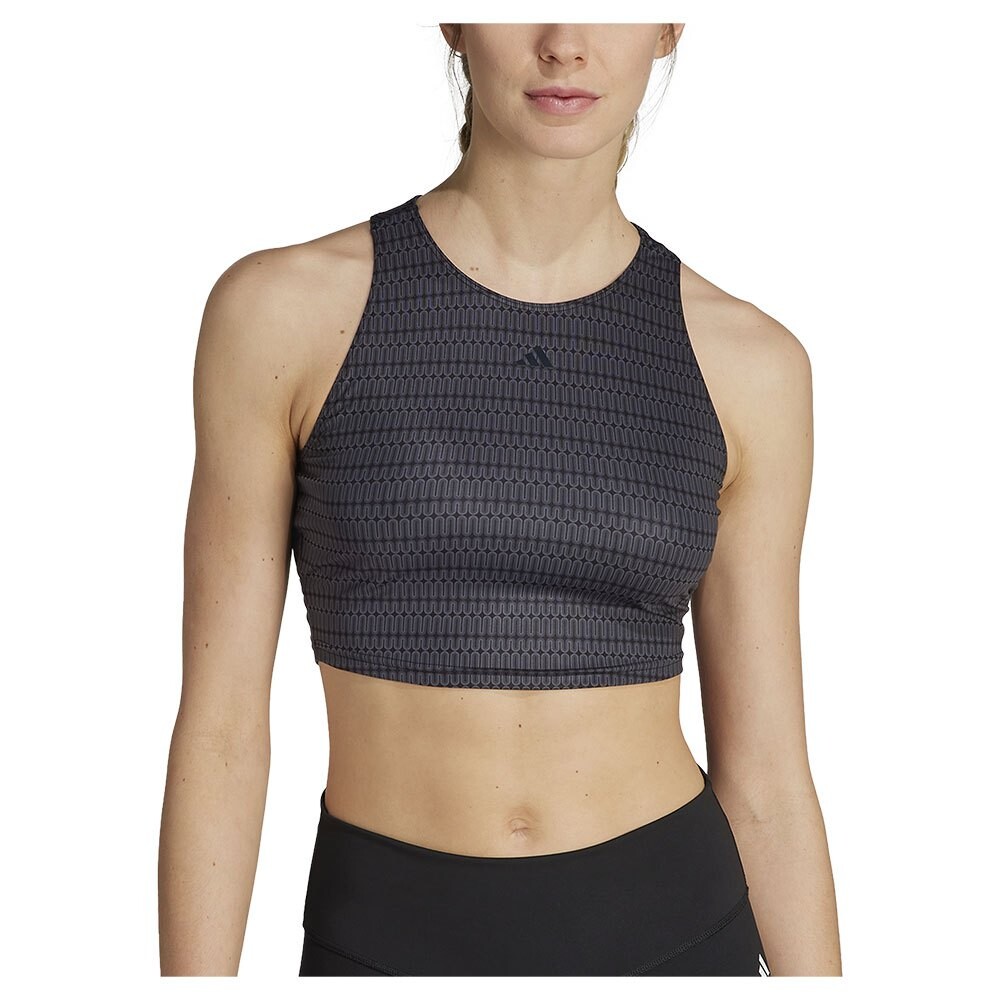 

Футболка без рукавов adidas Yoga Studio Print, черный