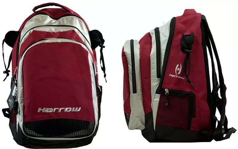 Спортивный рюкзак Harrow Sports Elite, серебристый/бордовый цена и фото