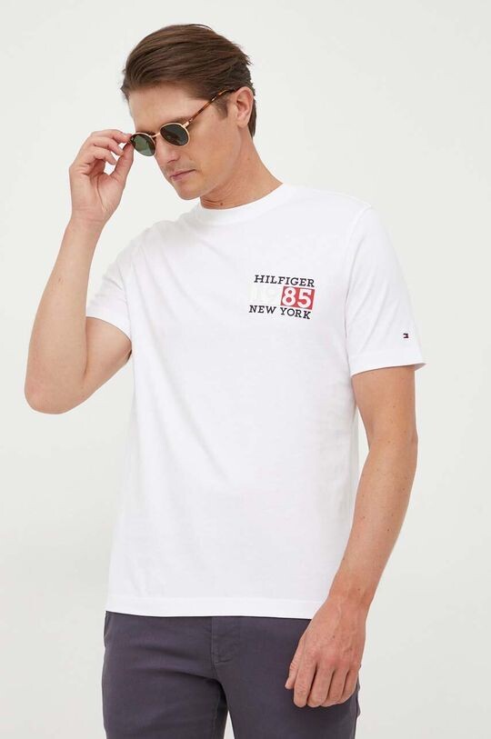 

Хлопковая футболка Tommy Hilfiger, белый