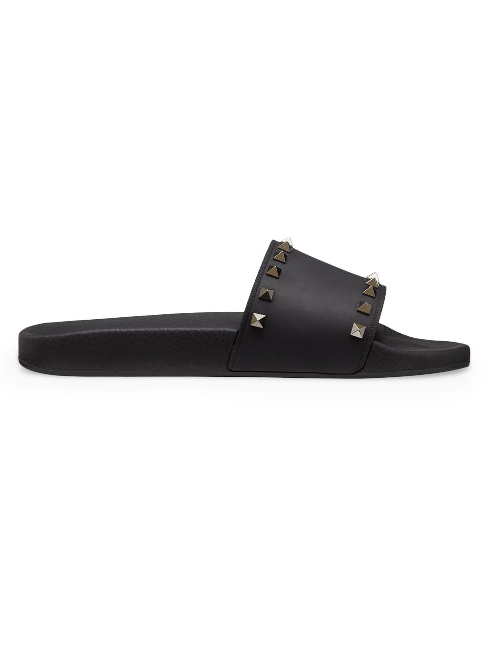 

Резиновые шлепанцы Rockstud Valentino Garavani, черный