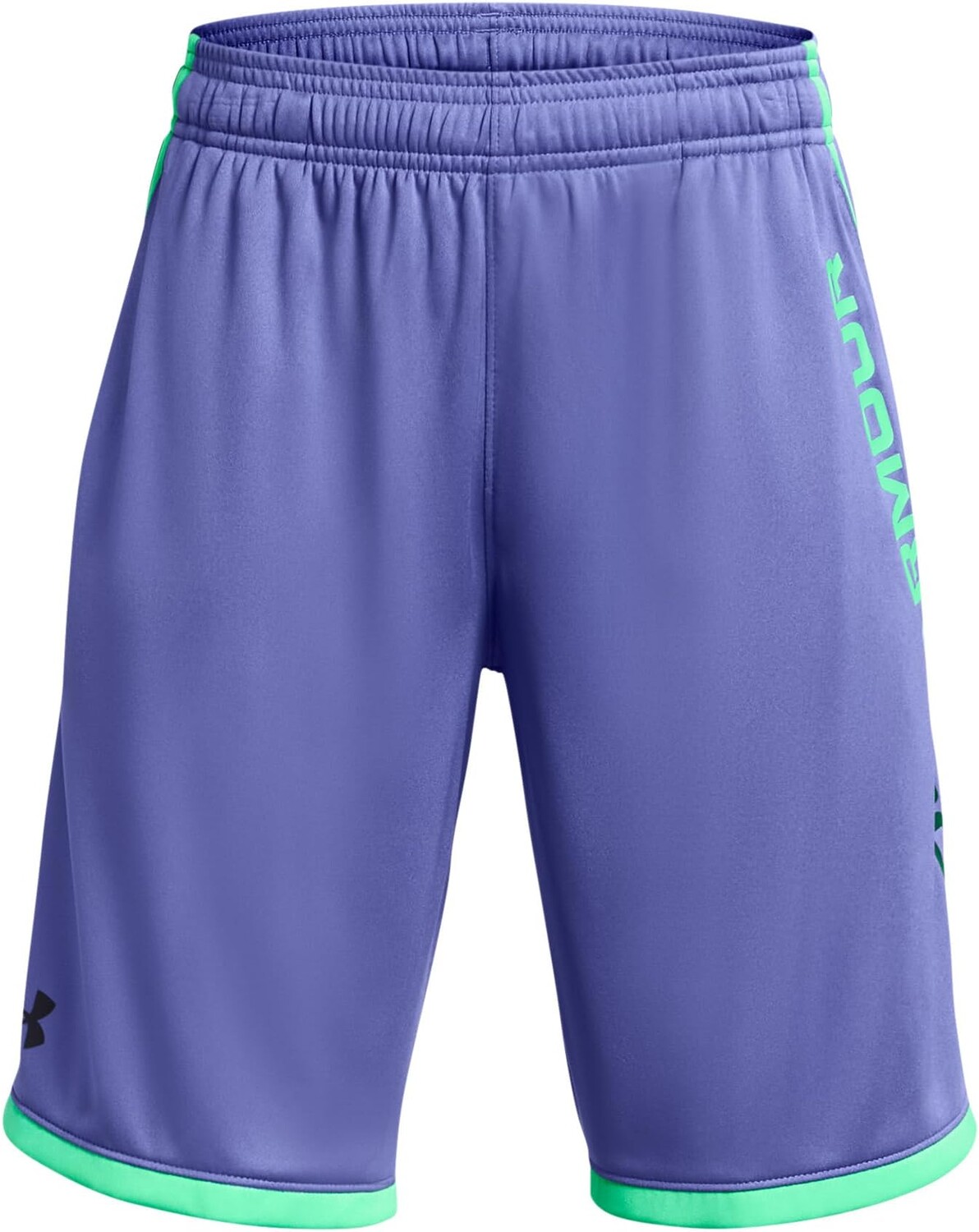 

Шорты Under Armour Kids Stunt 3.0 Shorts, цвет Starlight/Vapor Green/Photon Blue