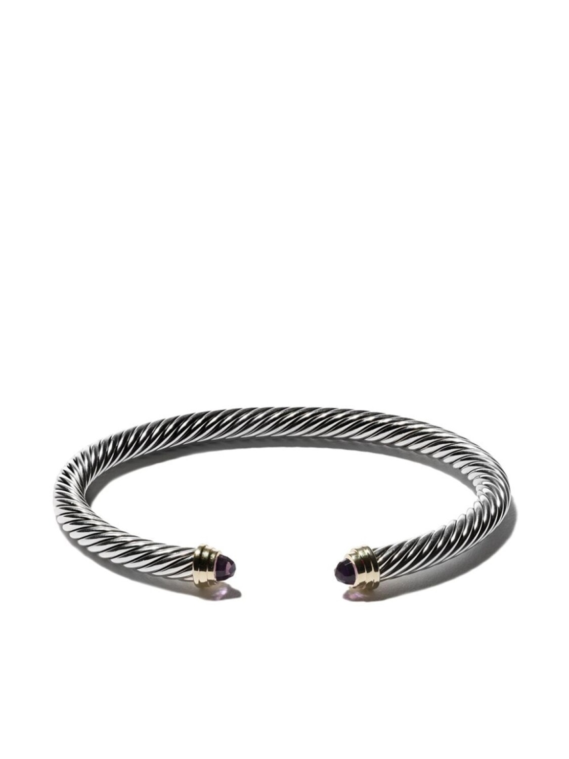 

Браслет Cable Classic из желтого золота с аметистами David Yurman, серебряный