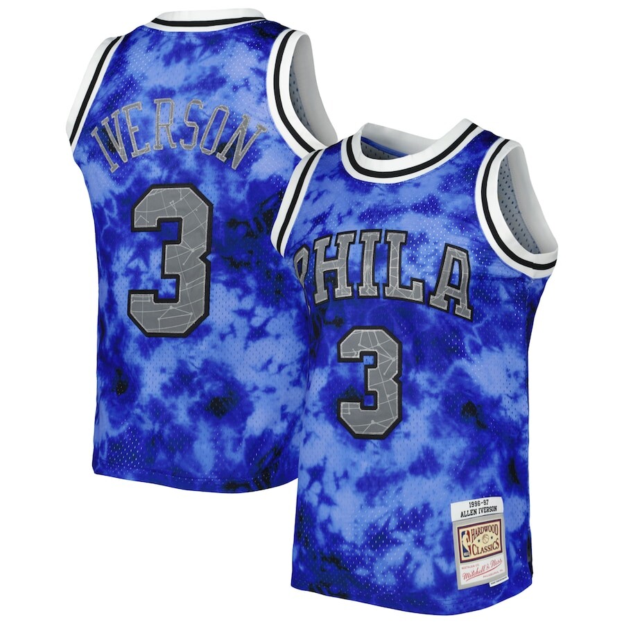 

Джерси Mitchell & Ness Philadelphia 76Ers, роял