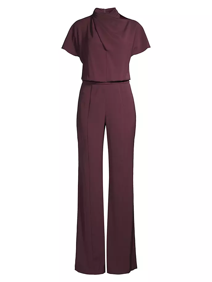 

Комбинезон Estella с высоким воротником Black Halo, цвет oxblood
