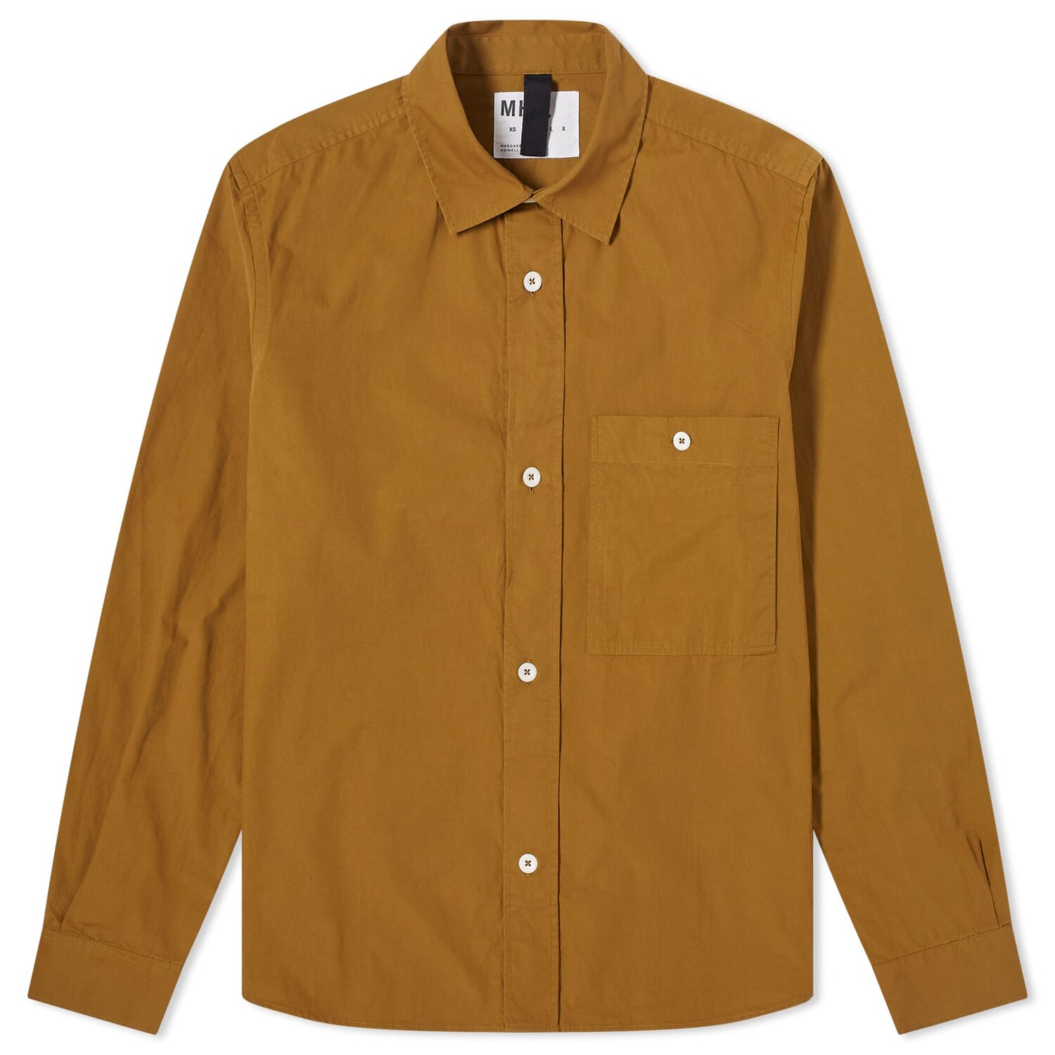 

Рубашка Mhl By Margaret Howell Overall Overshirt, цвет Ochre