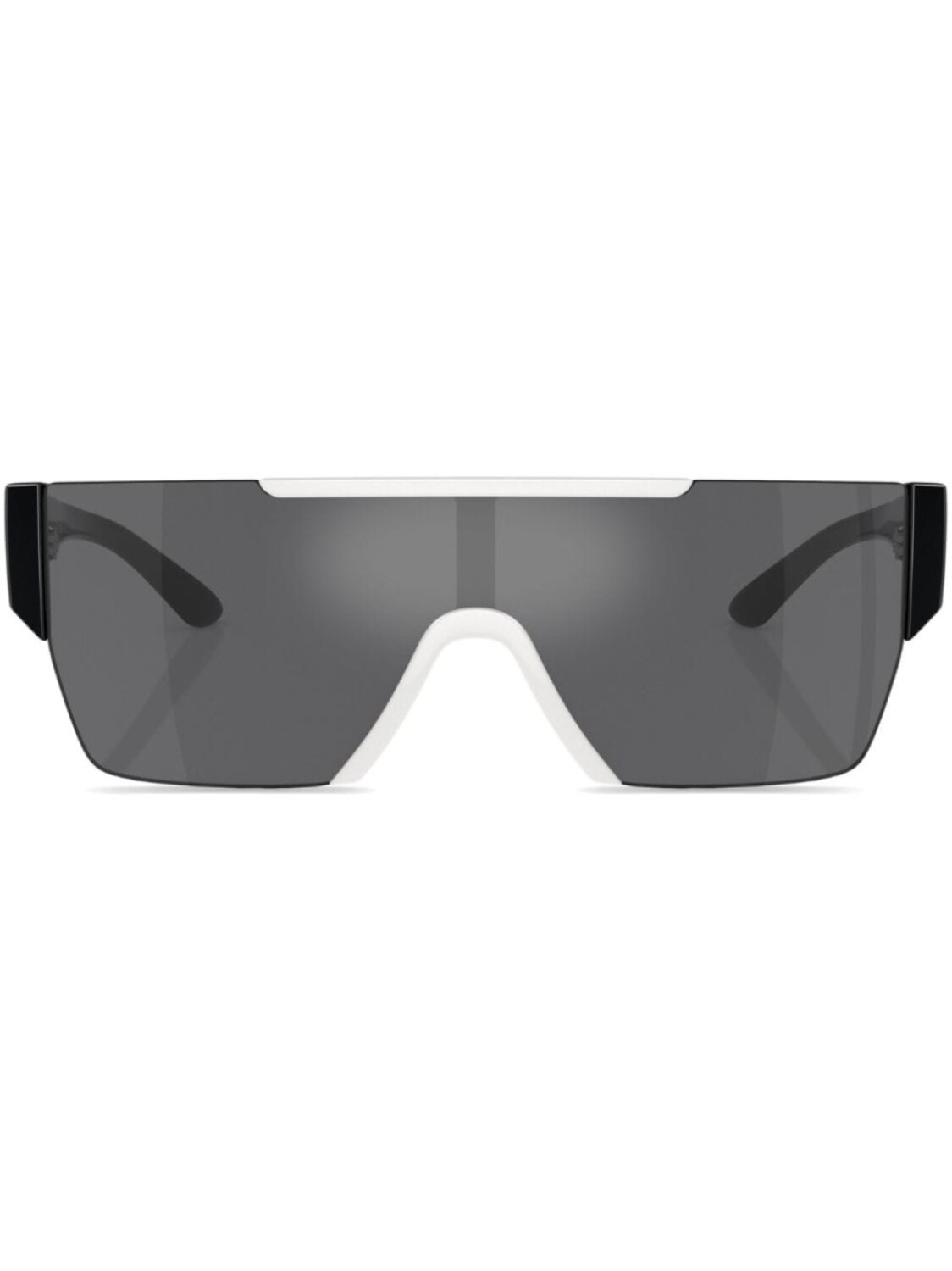 

Burberry Eyewear солнцезащитные очки в массивной оправе с логотипом, белый