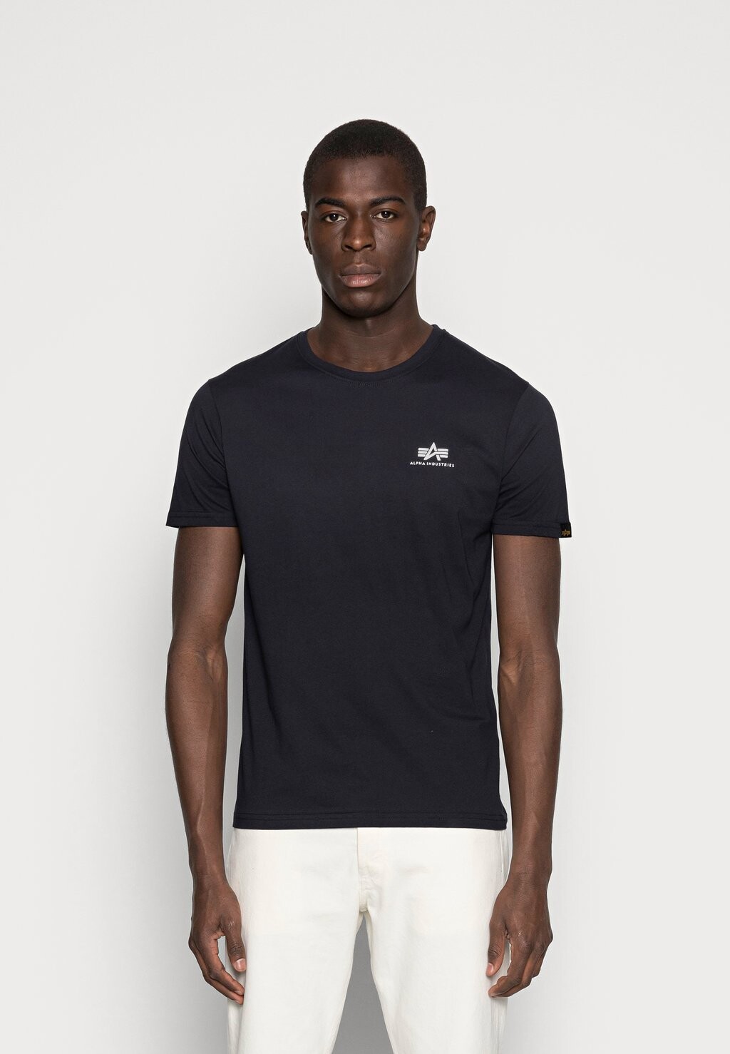

футболка с принтом Small Logo Alpha Industries, цвет rep blue