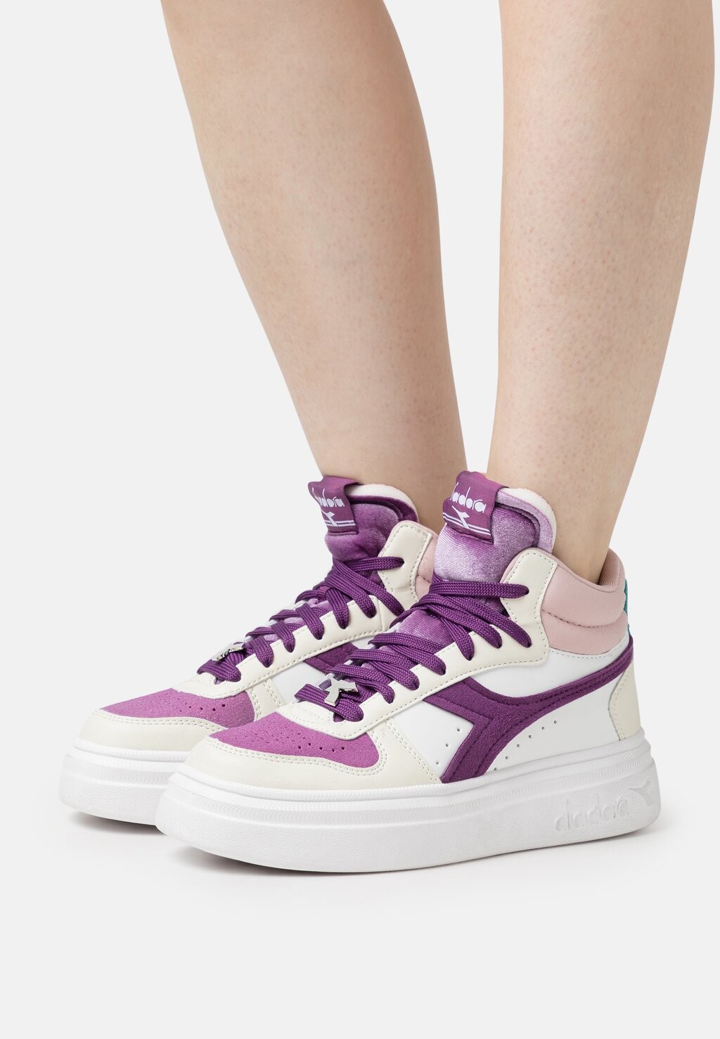 

Высокие кеды MAGIC DEMI BOLD EDEN Diadora, белый/шелковичный
