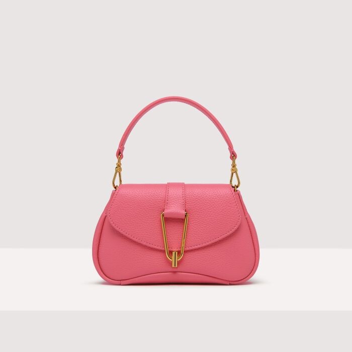 

Сумочка из зернистой кожи Coccinelle HIMMA SMALL, розовый