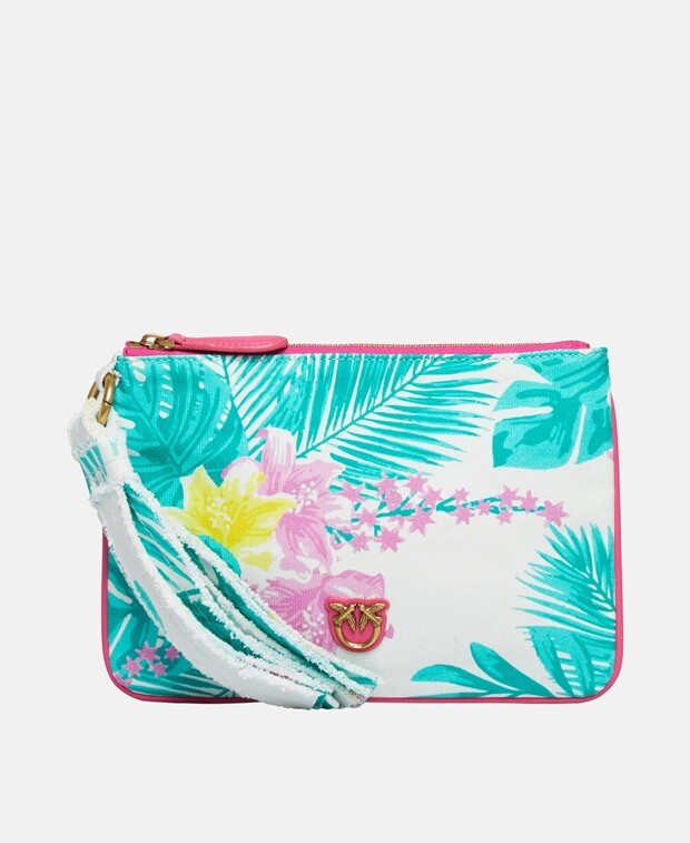 

Клатч Pinko, бирюзовый