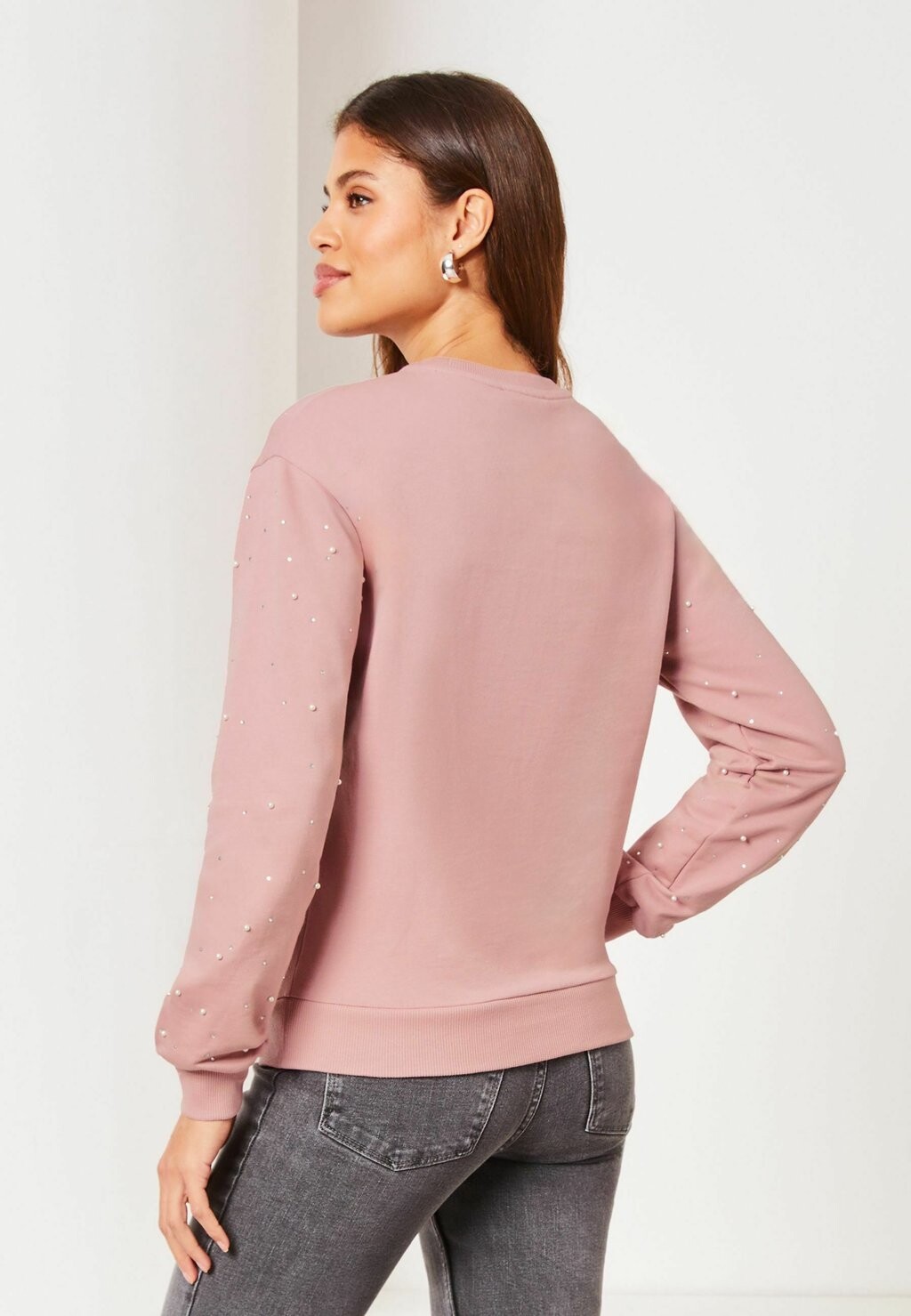 

Толстовка ROUND NECK Lipsy, розовый