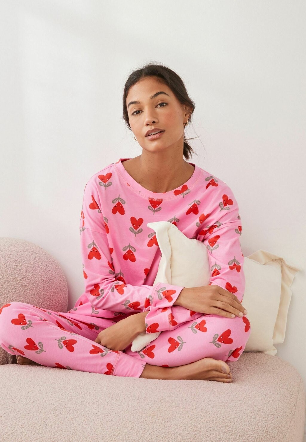 

Пижама LONG SLEEVE REGULAR FIT Next, розовый