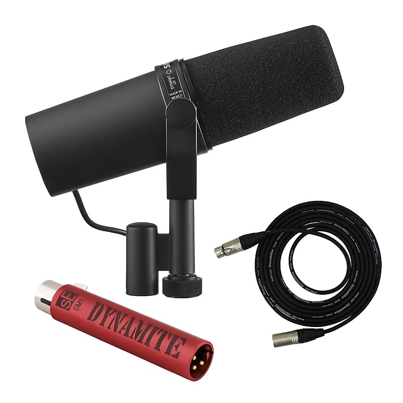 Микрофон Shure Shure SM7B Dynamic Microphone Bundle with DM1 & Pro Co XLR Cable мышь dream machines dm1 pro s2 dm1s2