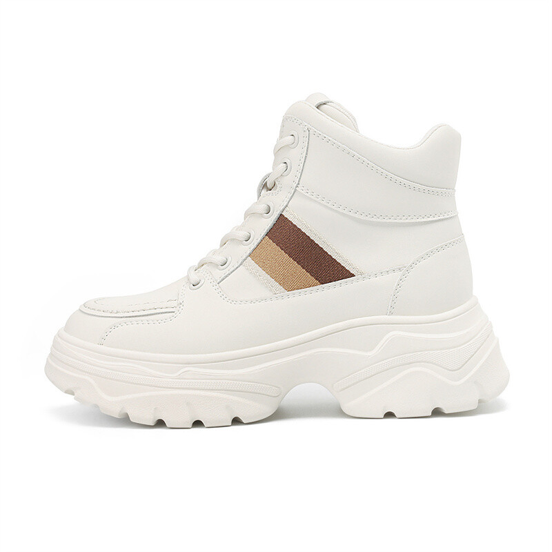 

Кроссовки женские массивные высокие Daphne, цвет White/Beige