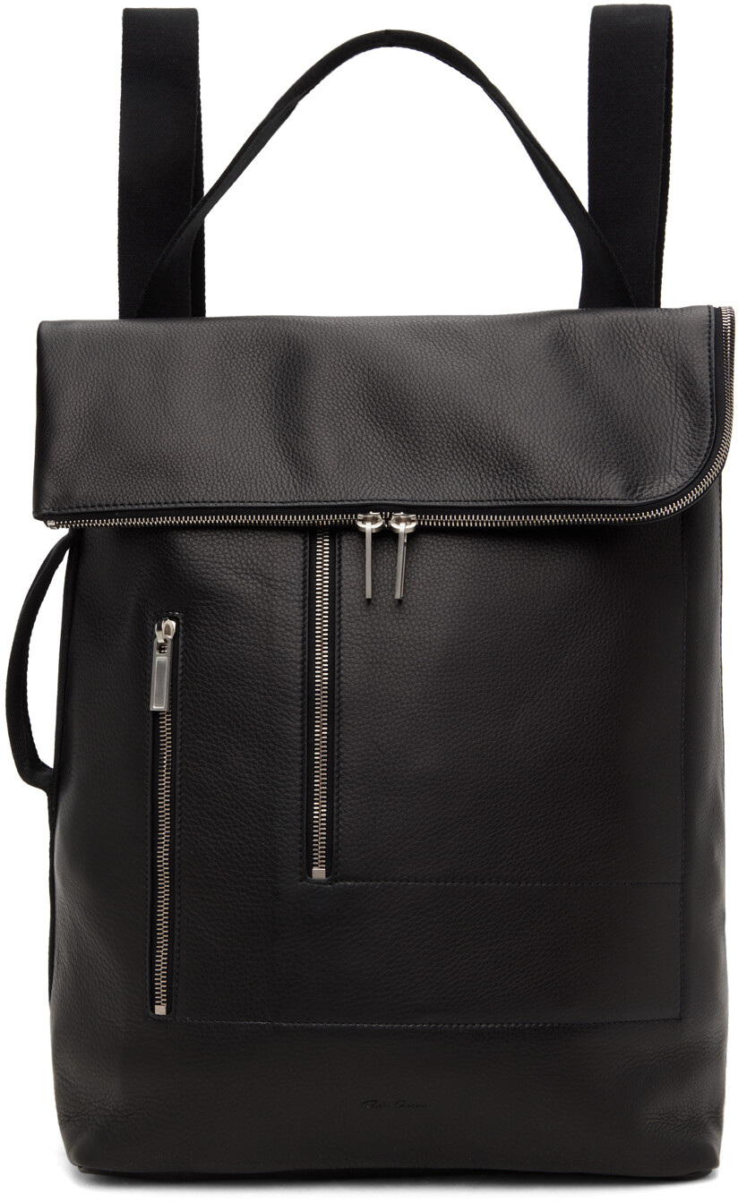 

Черный рюкзак-карго Rick Owens, цвет Black