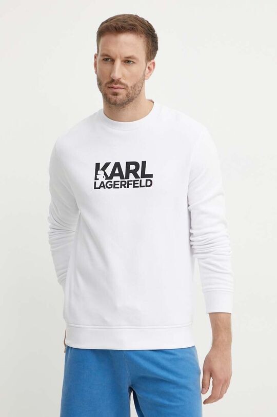 

Хлопковая толстовка Karl Lagerfeld, белый