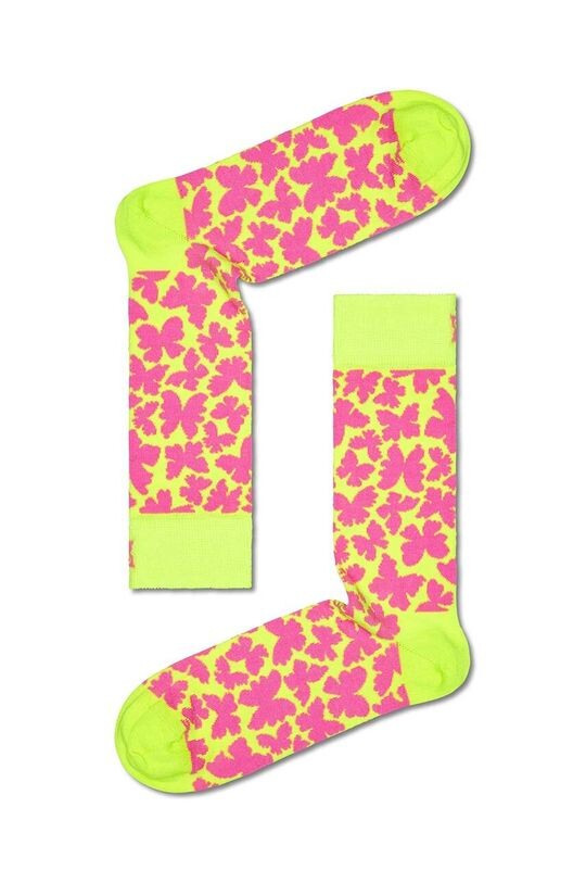 

Носки-носки с бабочкой Happy Socks, желтый