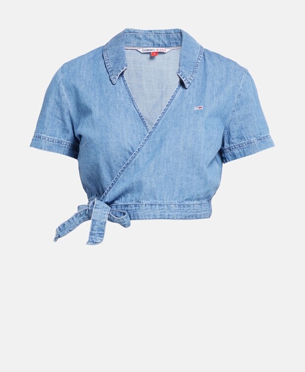 

Джинсовая блузка Tommy Jeans, синий