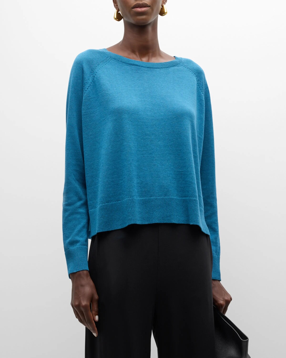 

Свитер с рукавами реглан Eileen Fisher, цвет Cascade