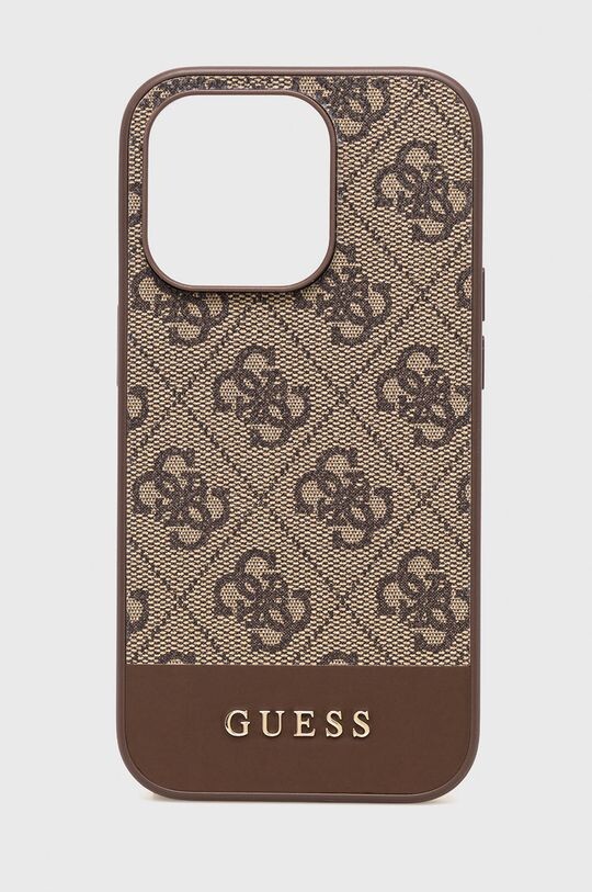 

Чехол для iPhone 14 Pro 6,1" Guess, коричневый