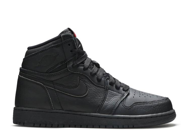 

Кроссовки AIR JORDAN 1 RETRO HIGH OG BG 'BLACK UNIVERSITY RED', черный