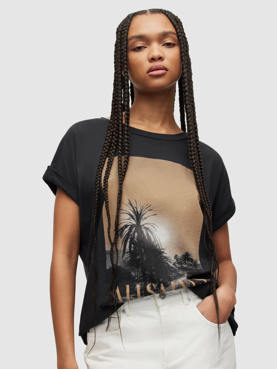 

Футболка для мальчика AllSaints Palma Imogen, черный/мульти