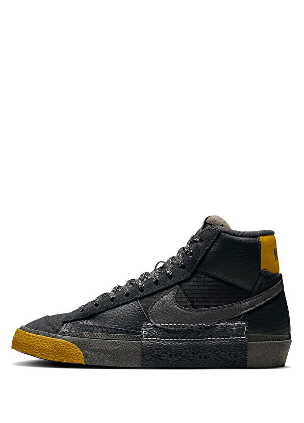 

Черные мужские кожаные кроссовки blazer mid pro club Nike, Черный
