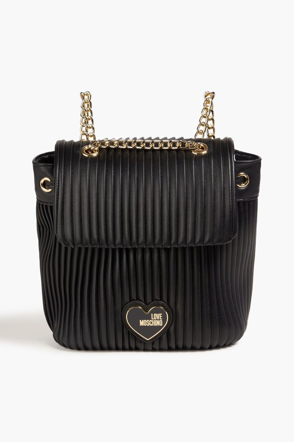 

Стеганый рюкзак из искусственной кожи Love Moschino, черный