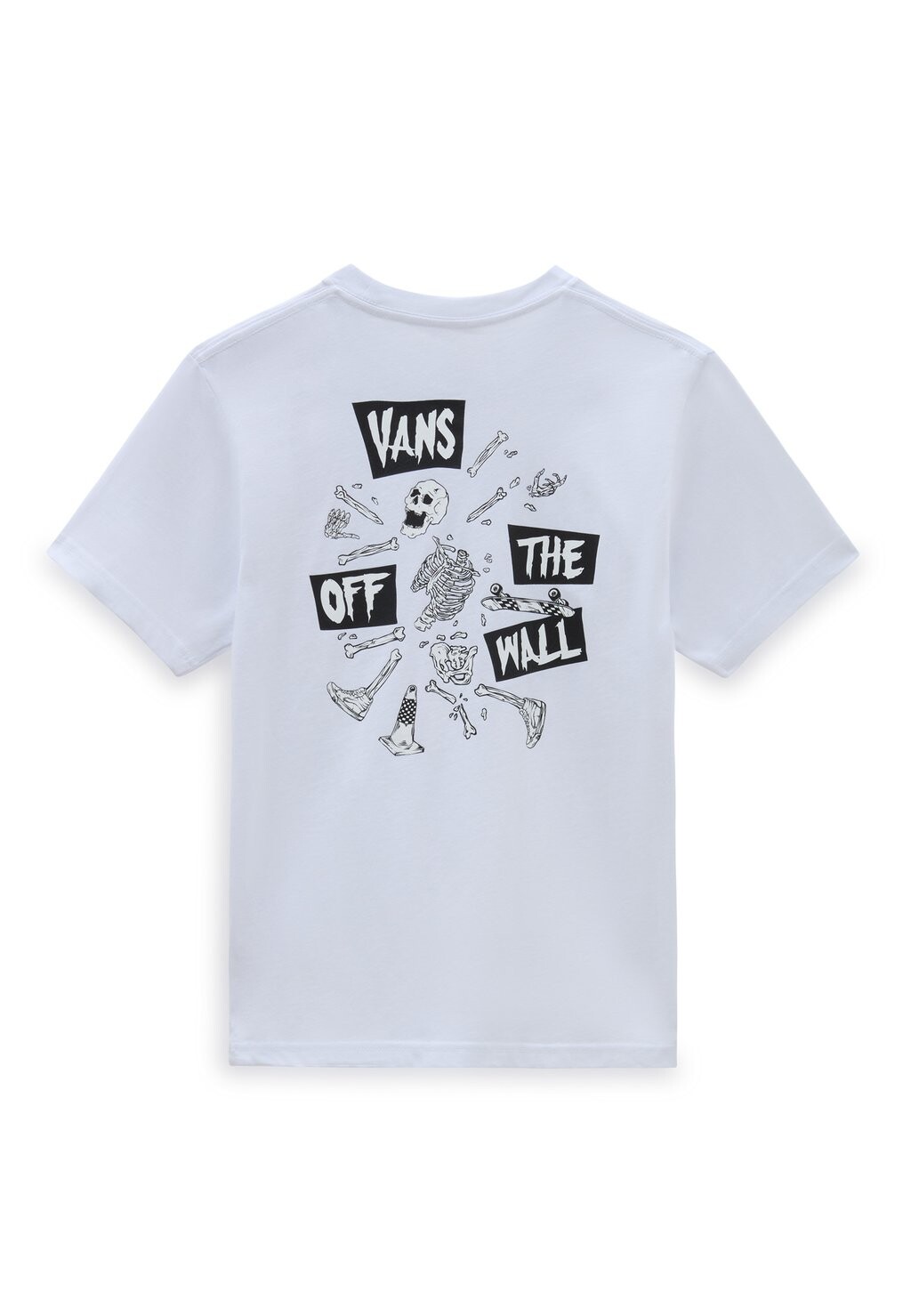 

Футболка с принтом SKELETON Vans, цвет white