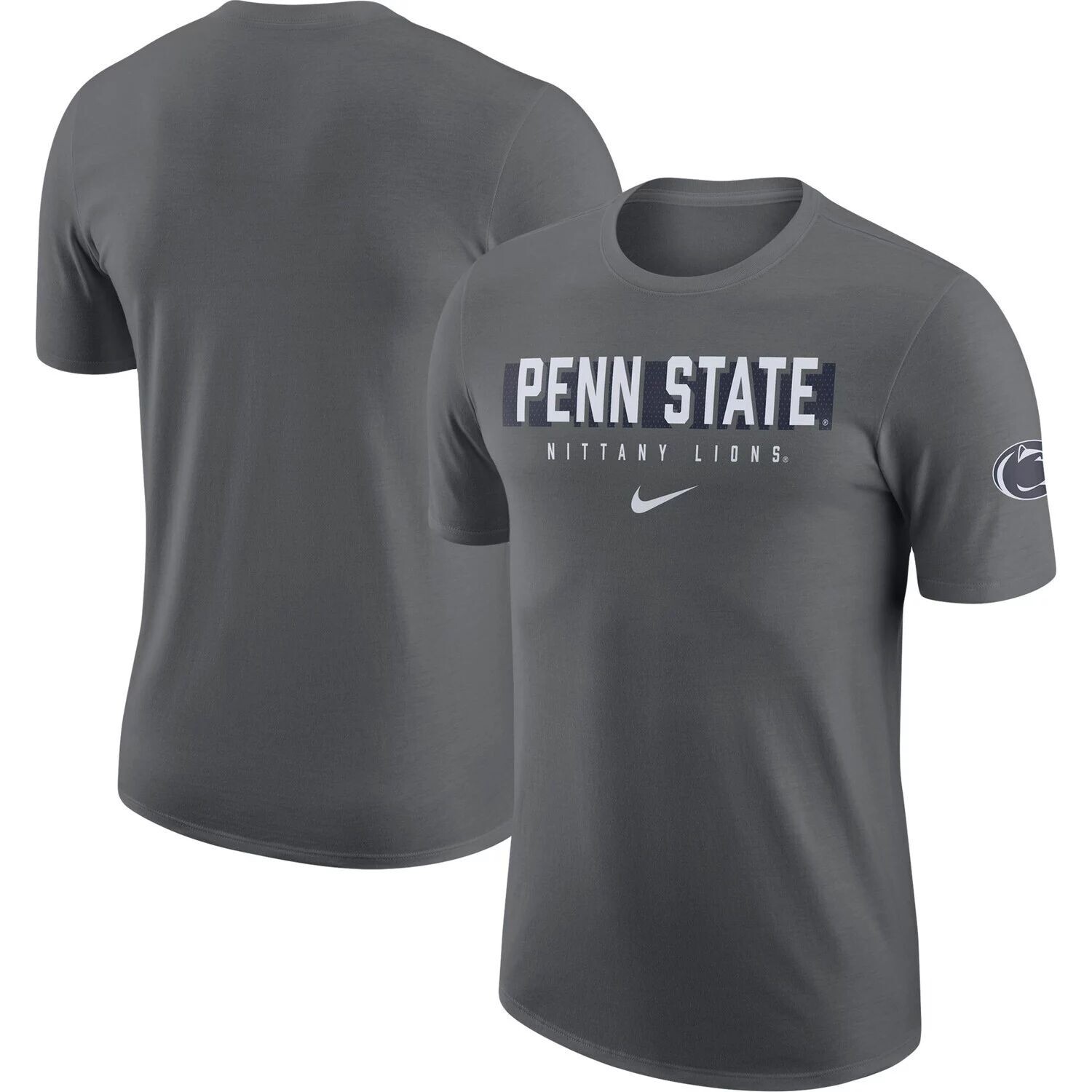

Мужская серая футболка Penn State Nittany Lions Campus Gametime Nike