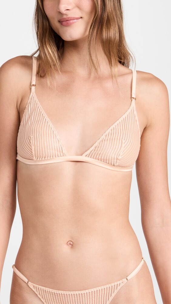 

Бюстгальтер Kiki De Montparnasse Striped Lace Soft