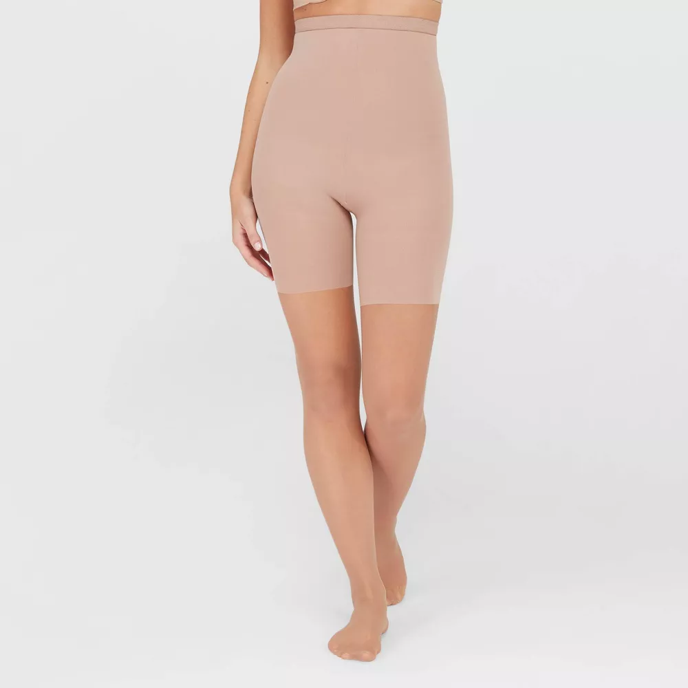 

Женские утягивающие колготки ASSETS by SPANX с высокой талией, цвет Nude