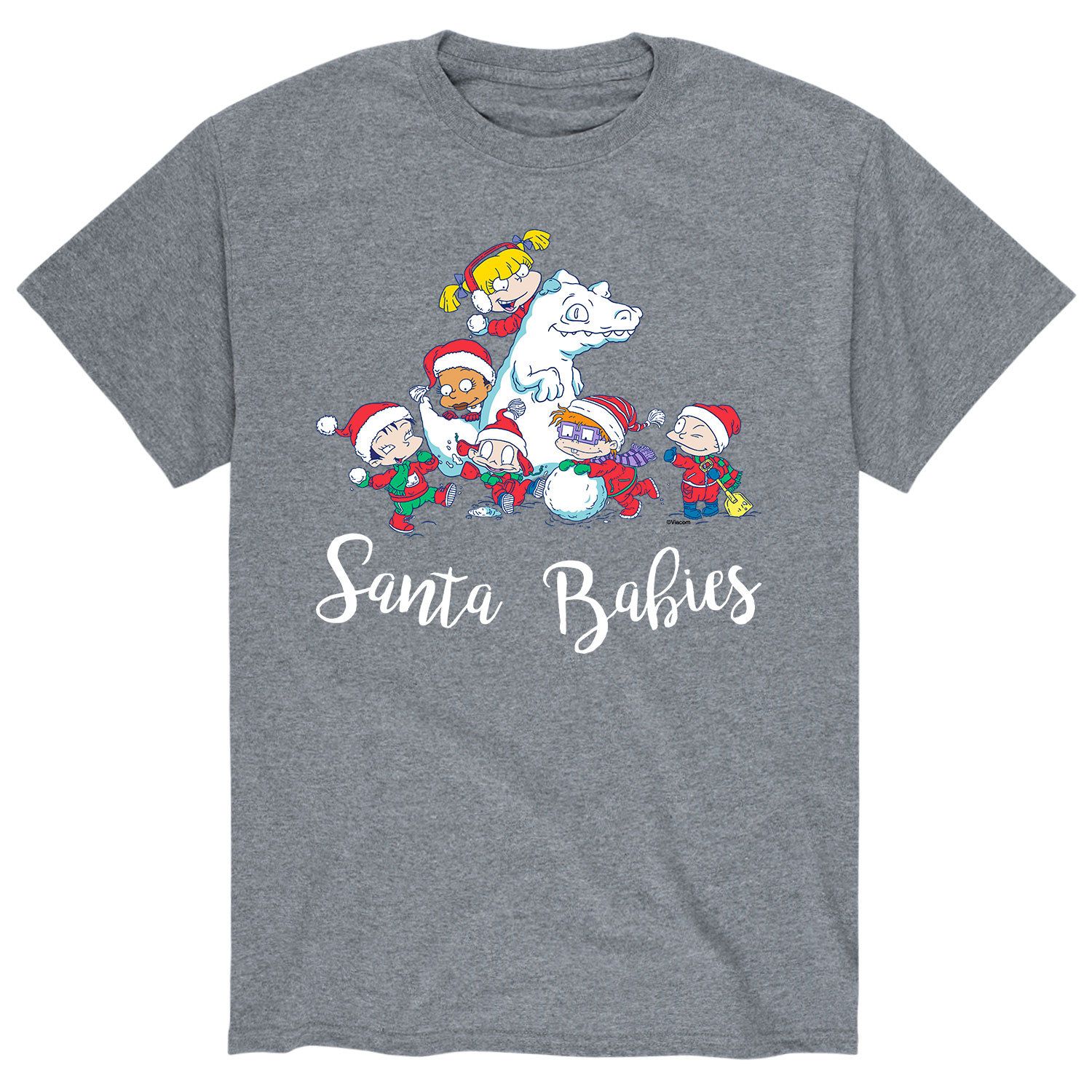 мужская футболка polar express santas sleigh licensed character Мужская футболка Rugrats Santas Babies Licensed Character