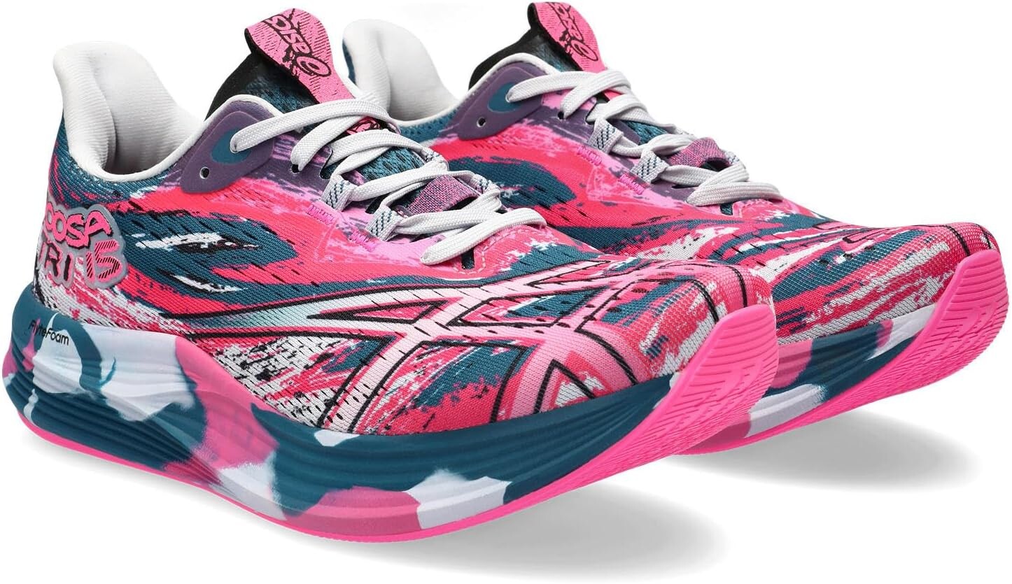 

Кроссовки Noosa Tri 15 ASICS, цвет Restful Teal/Hot Pink