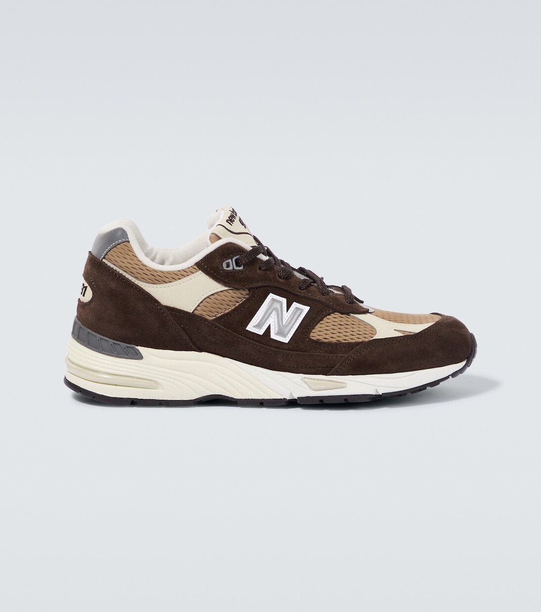 

Кроссовки made in uk 991v1 finale New Balance, коричневый