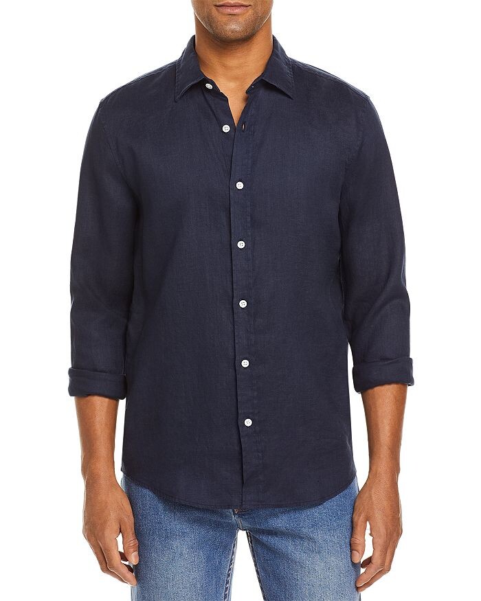 

Льняная рубашка из шамбре — 100% эксклюзив The Men's Store at Bloomingdale's