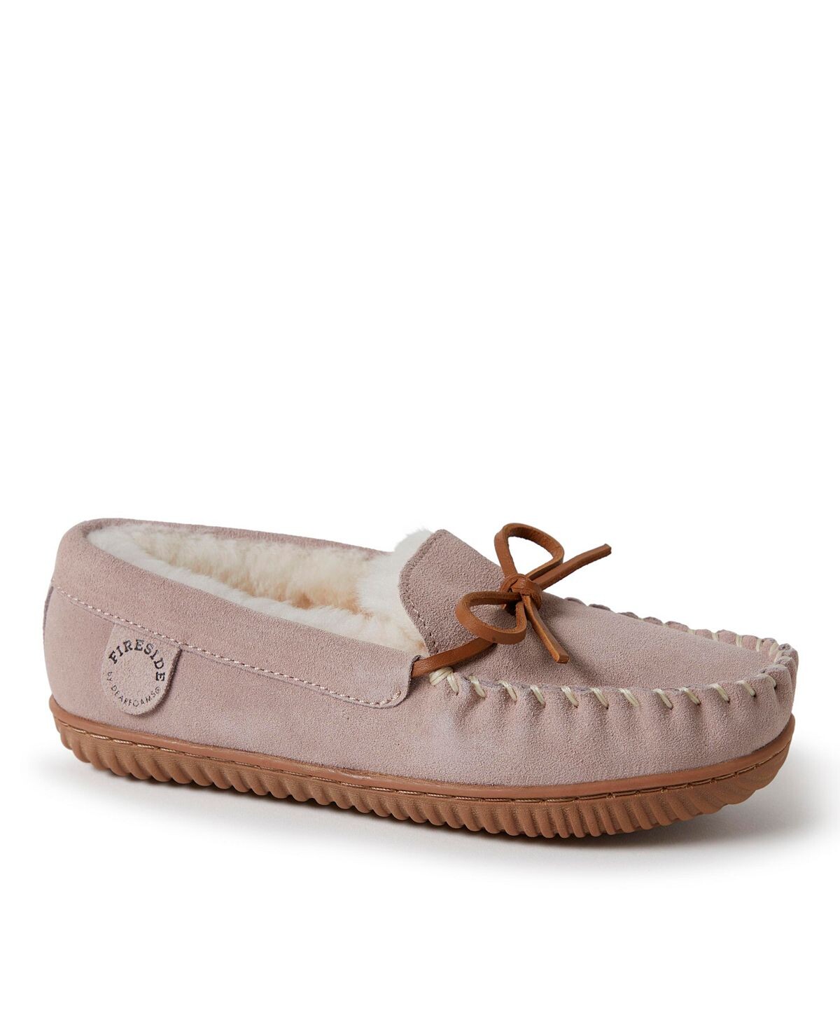 

Женские тапочки-мокасины из овчины Alice Springs Dearfoams, розовый