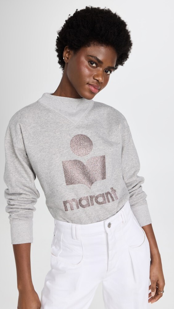 

Толстовка Isabel Marant Étoile Moby, серый