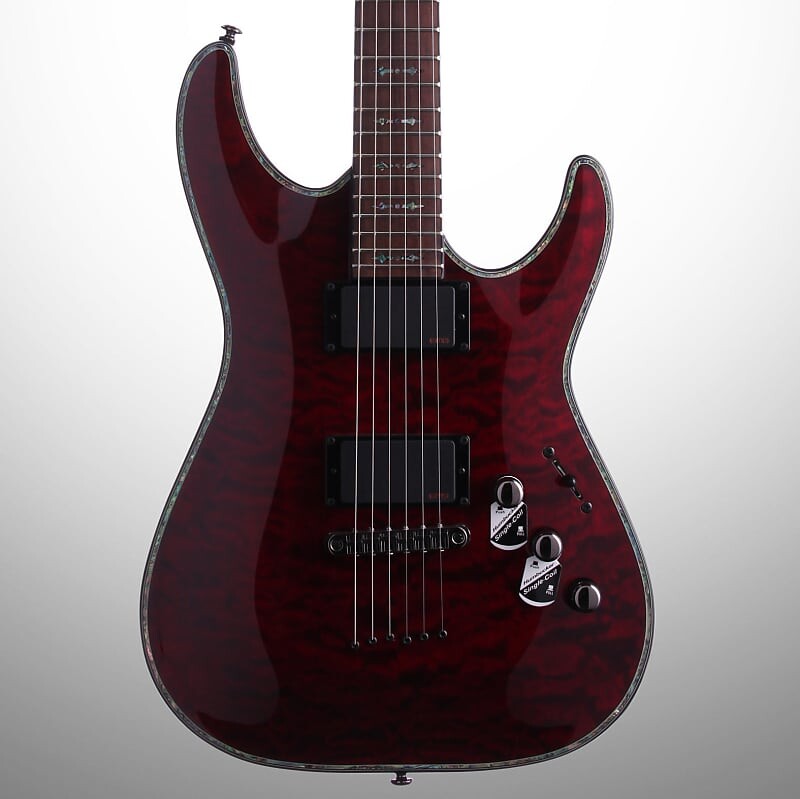 

Электрогитара Schecter C-1 Hellraiser Electric Guitar, Black Cherry