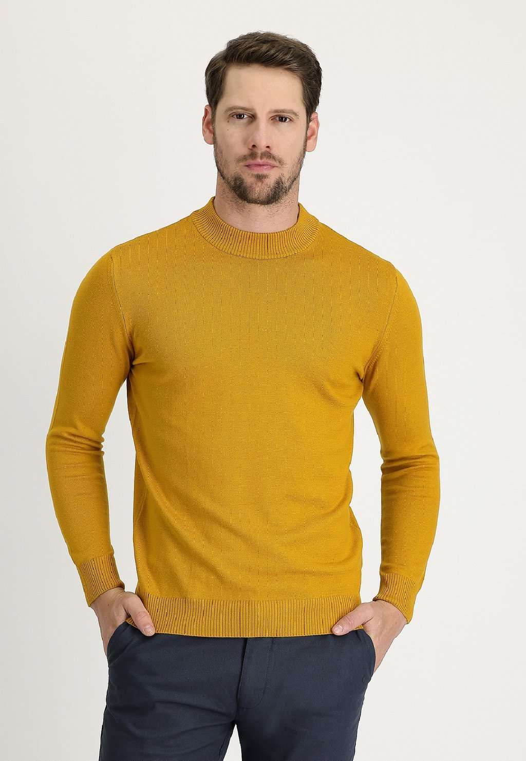 

Вязаный свитер STEHKRAGEN REGULAR FIT Kigili, цвет Mustard